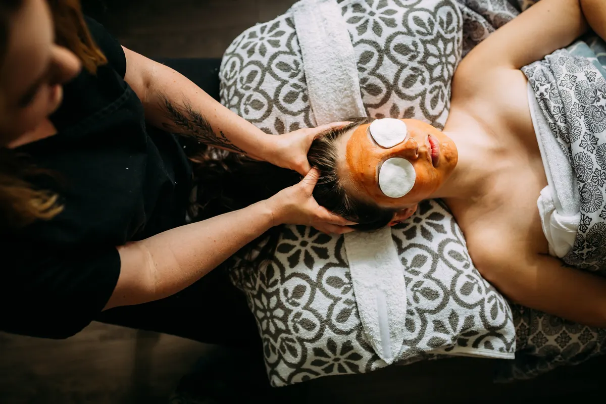 Botanical facial treatment at The Rested Sole